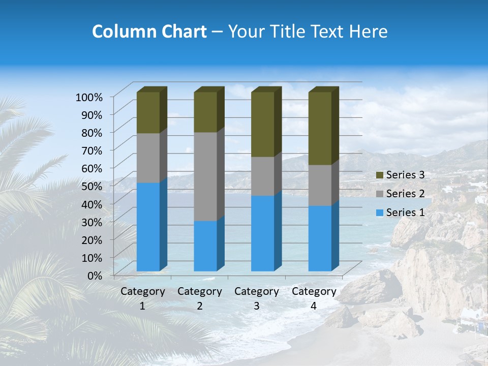 Summer Holiday Water PowerPoint Template