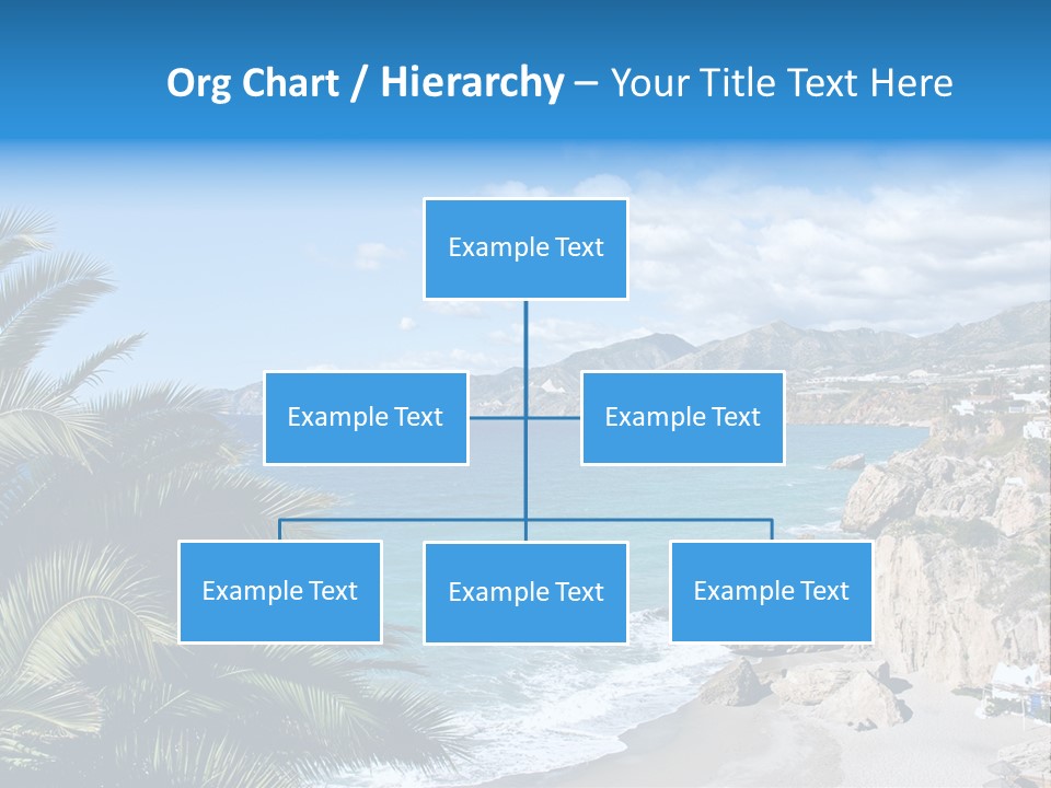 Summer Holiday Water PowerPoint Template