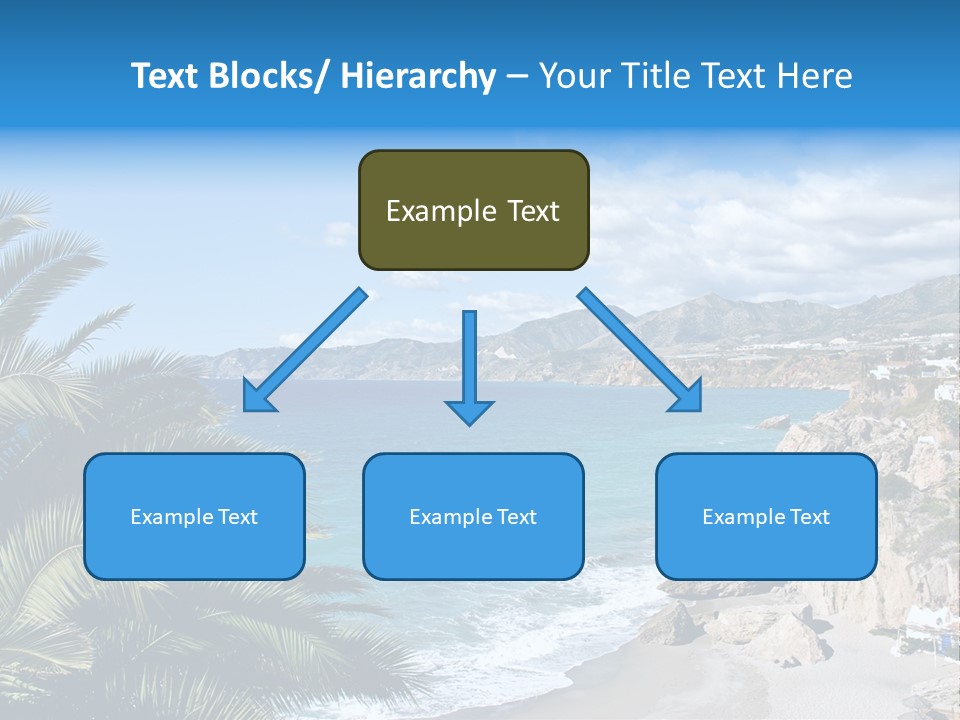 Summer Holiday Water PowerPoint Template