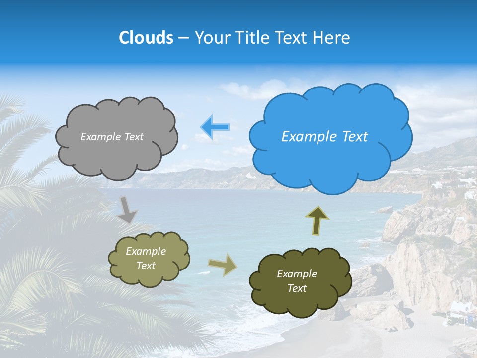Summer Holiday Water PowerPoint Template