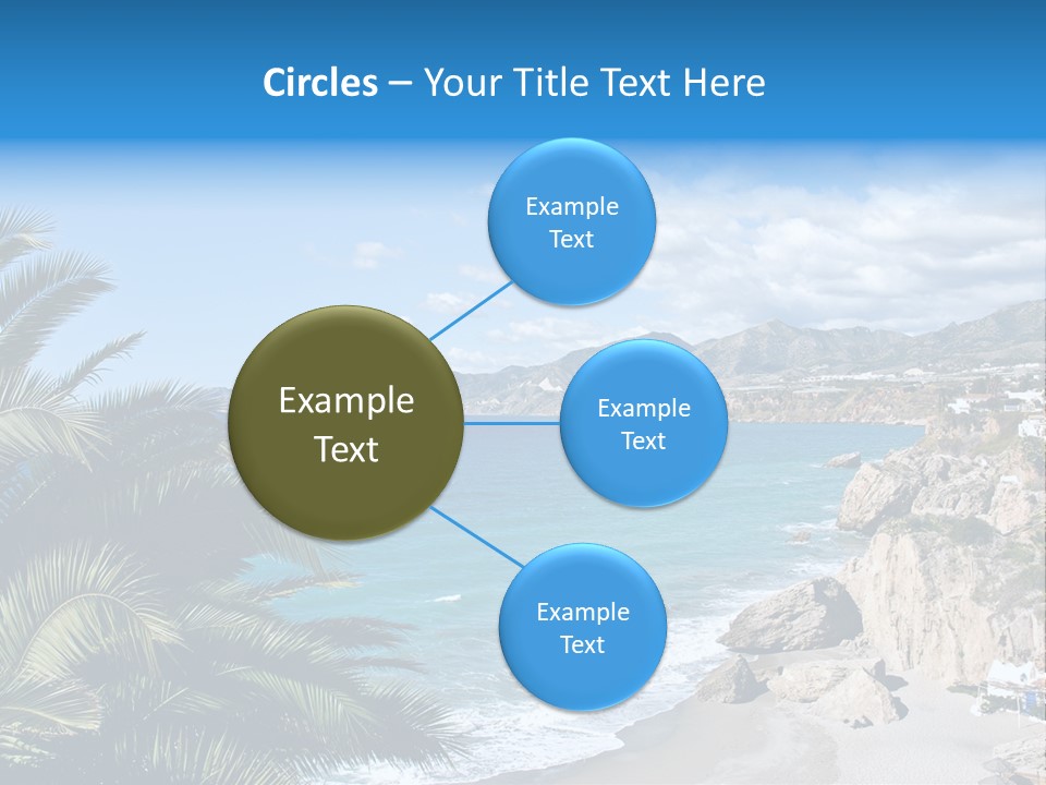 Summer Holiday Water PowerPoint Template