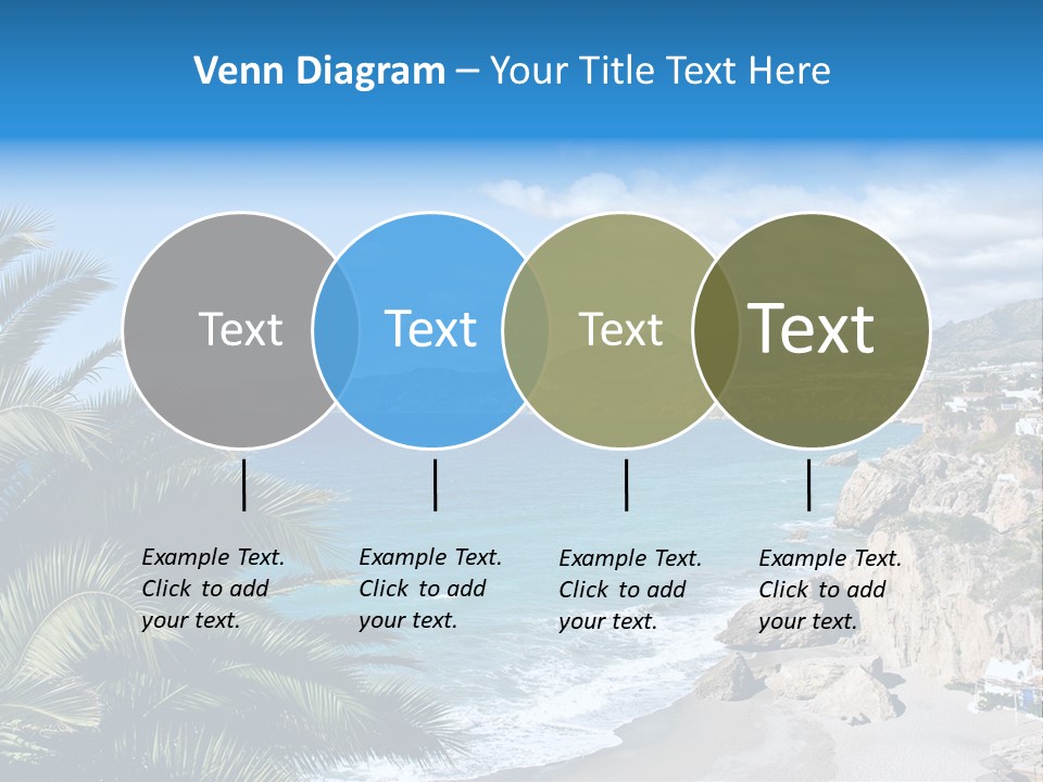 Summer Holiday Water PowerPoint Template