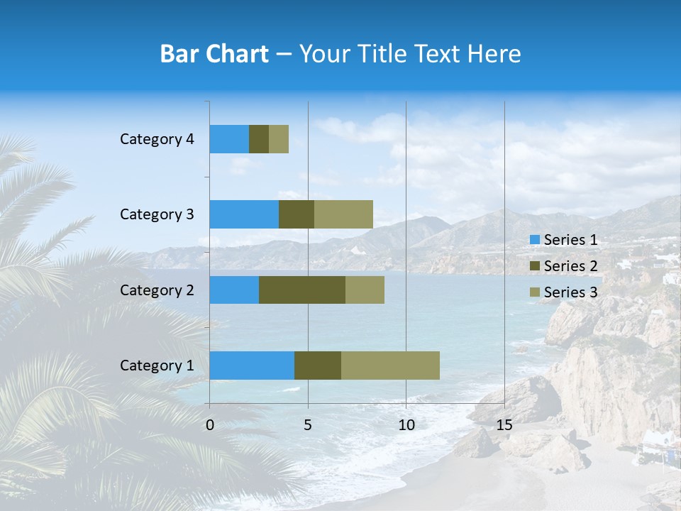 Summer Holiday Water PowerPoint Template