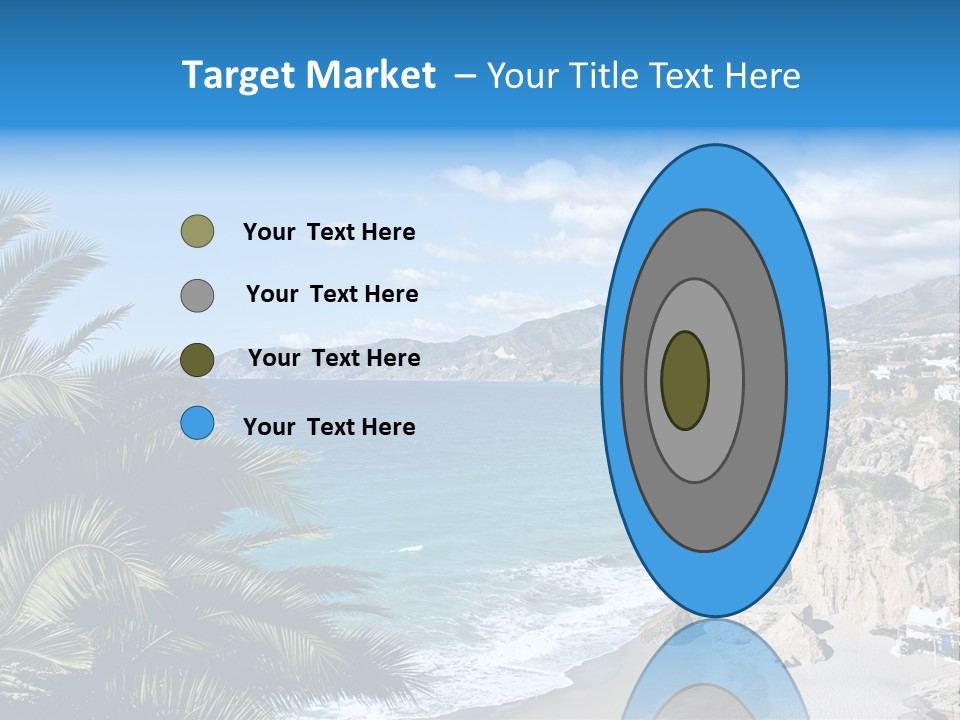 Summer Holiday Water PowerPoint Template