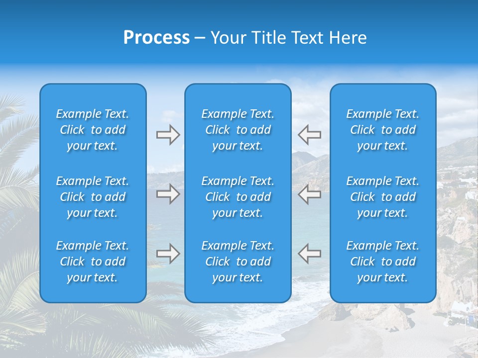 Summer Holiday Water PowerPoint Template