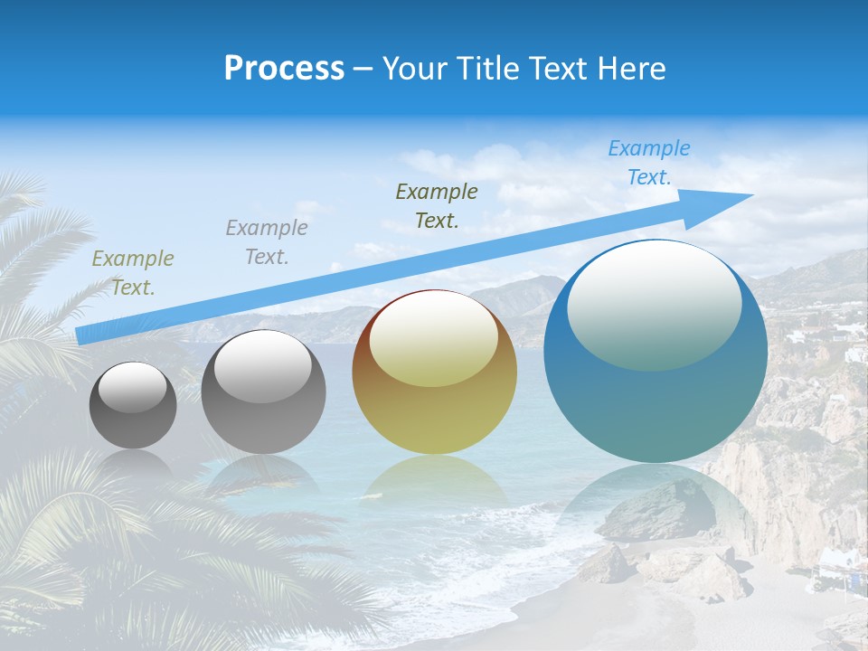 Summer Holiday Water PowerPoint Template