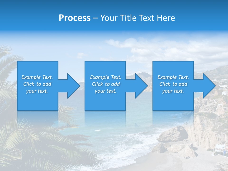 Summer Holiday Water PowerPoint Template