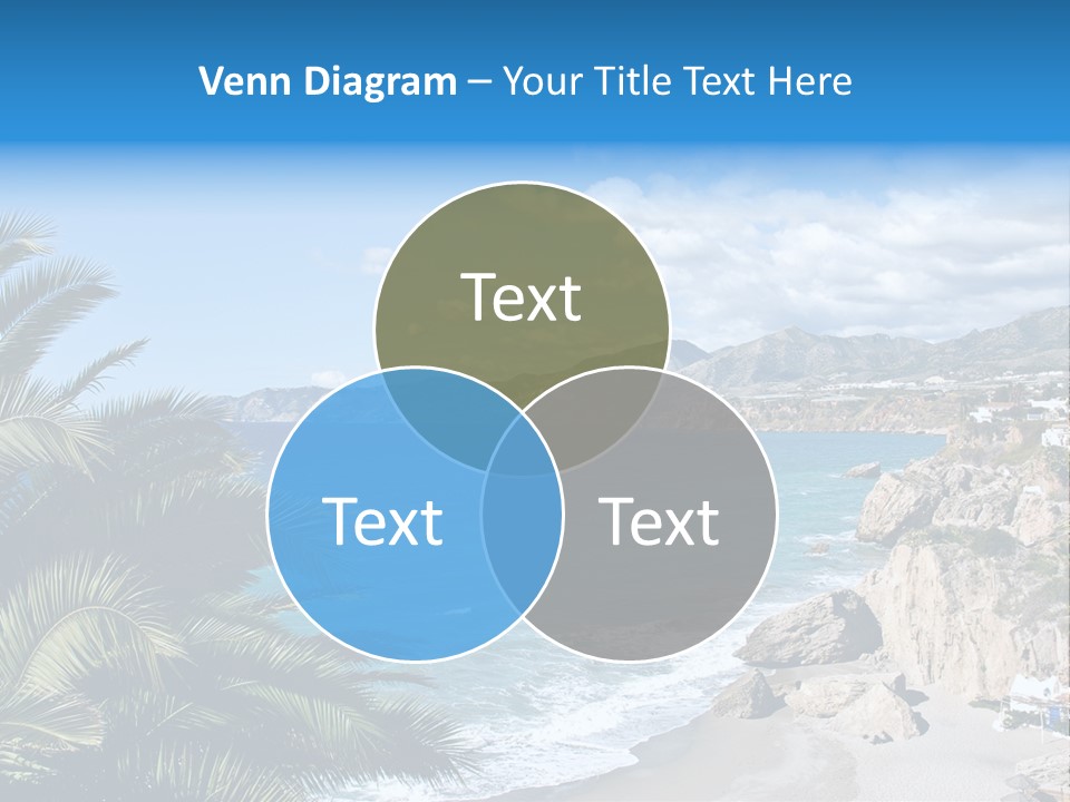 Summer Holiday Water PowerPoint Template