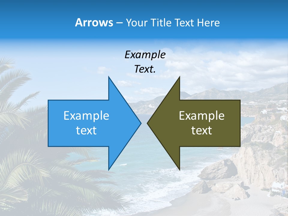 Summer Holiday Water PowerPoint Template