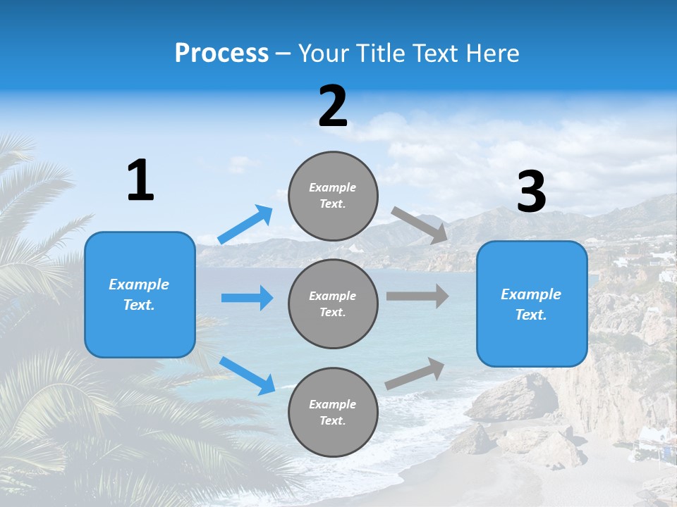 Summer Holiday Water PowerPoint Template