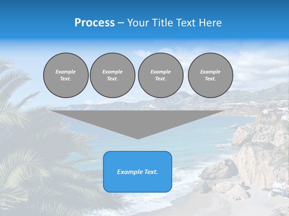 Summer Holiday Water PowerPoint Template