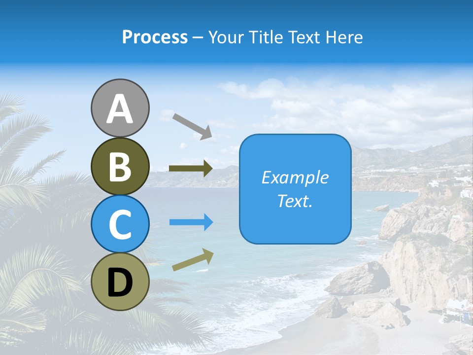 Summer Holiday Water PowerPoint Template