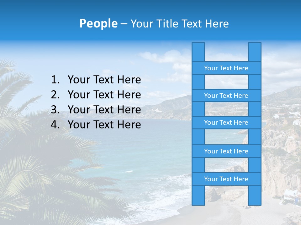 Summer Holiday Water PowerPoint Template