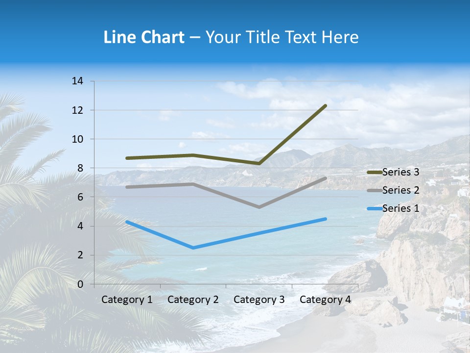 Summer Holiday Water PowerPoint Template