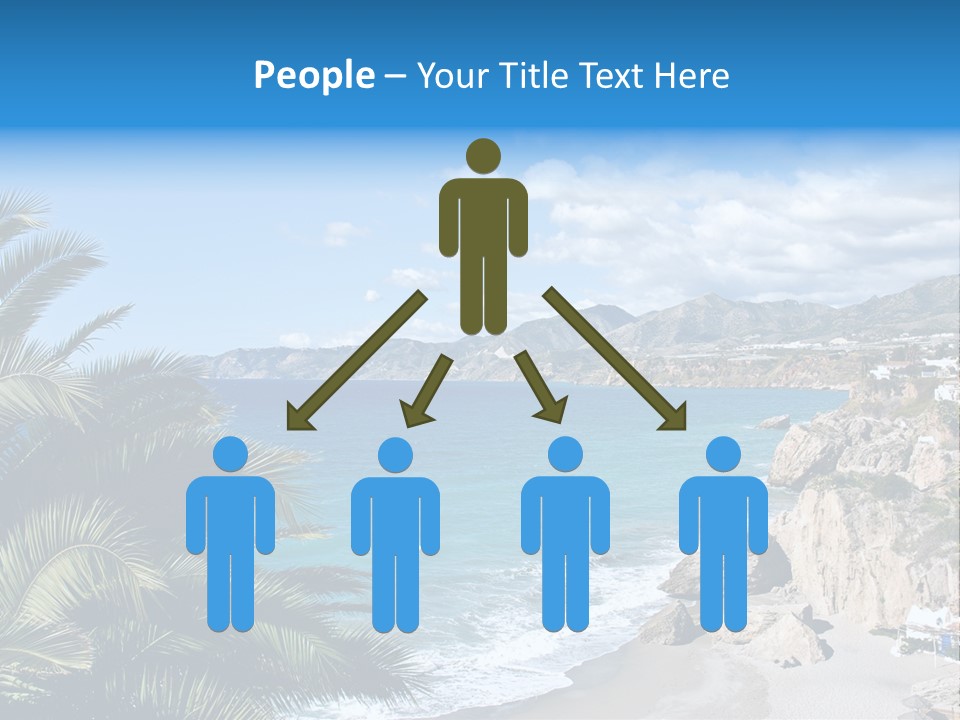 Summer Holiday Water PowerPoint Template