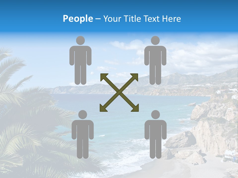 Summer Holiday Water PowerPoint Template