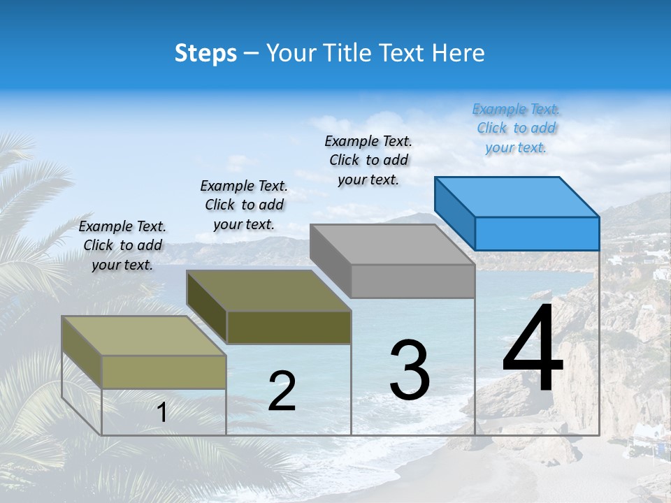 Summer Holiday Water PowerPoint Template