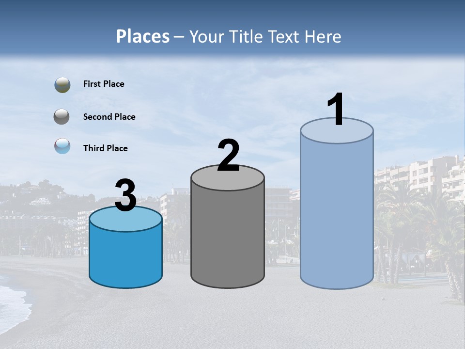 South Aerial Blue PowerPoint Template