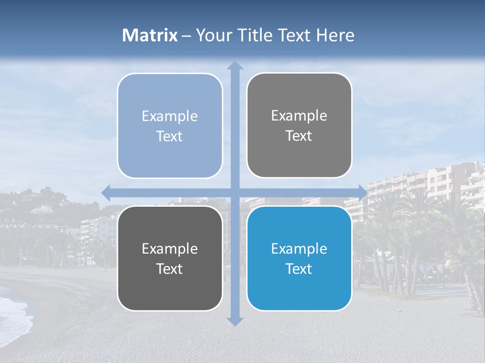 South Aerial Blue PowerPoint Template
