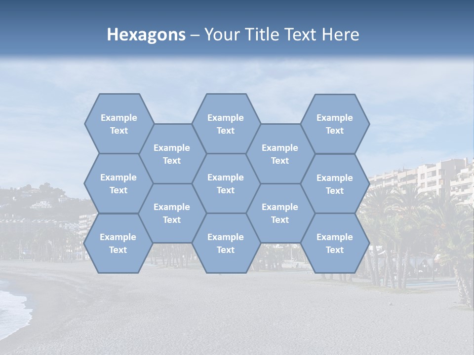 South Aerial Blue PowerPoint Template