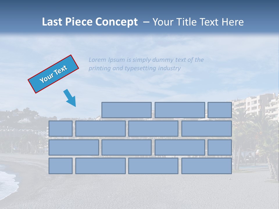 South Aerial Blue PowerPoint Template