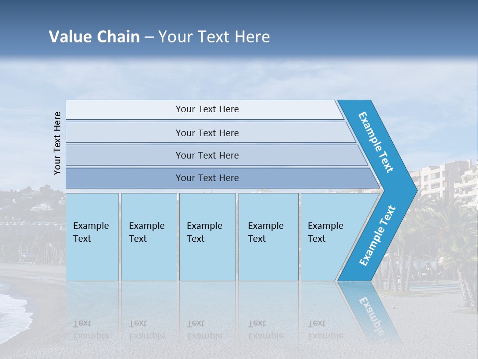 South Aerial Blue PowerPoint Template
