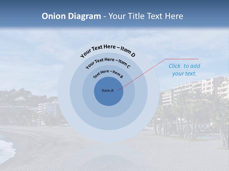 South Aerial Blue PowerPoint Template