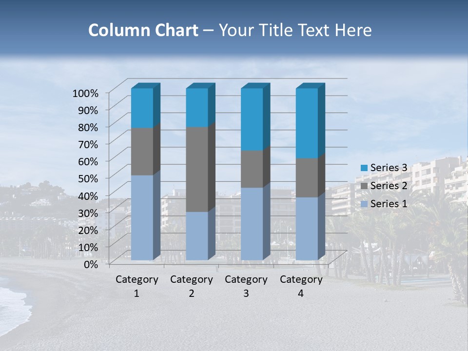 South Aerial Blue PowerPoint Template