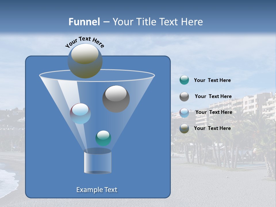 South Aerial Blue PowerPoint Template
