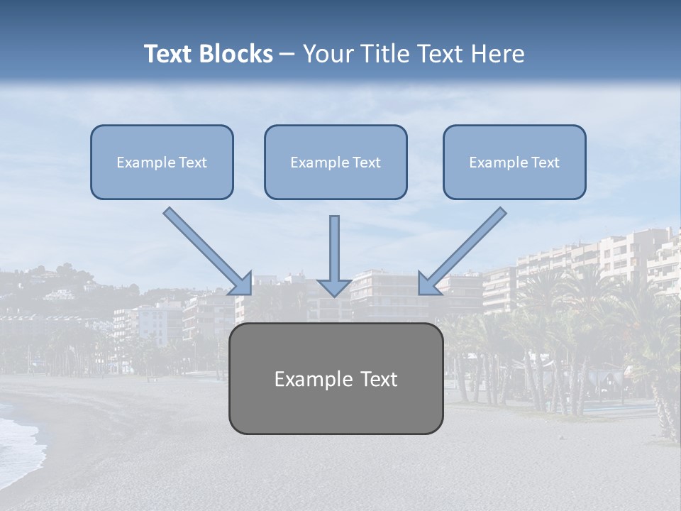 South Aerial Blue PowerPoint Template