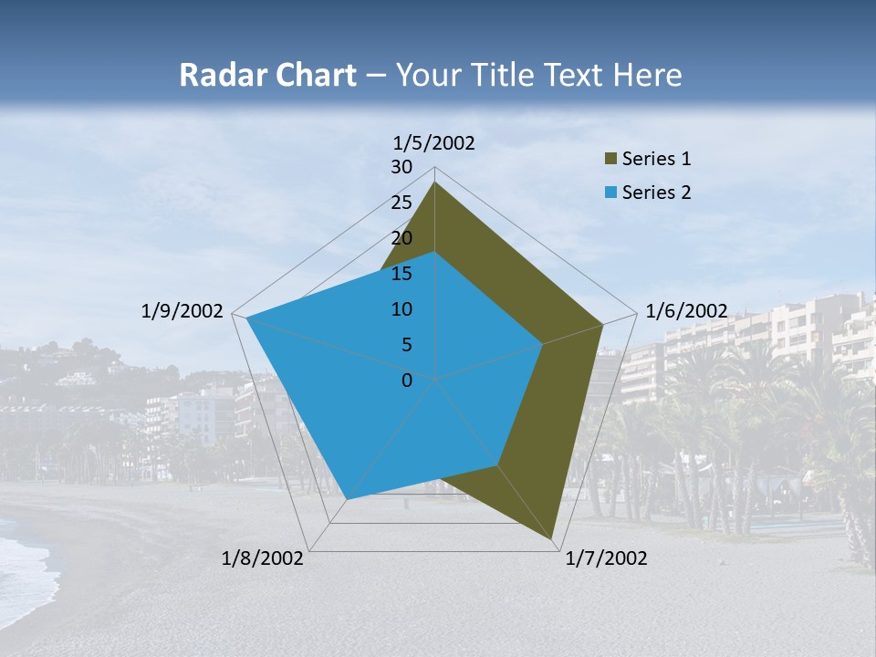 South Aerial Blue PowerPoint Template