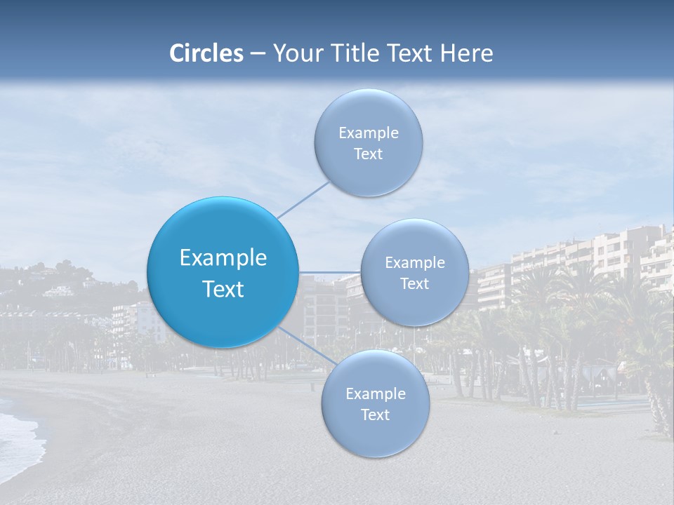 South Aerial Blue PowerPoint Template