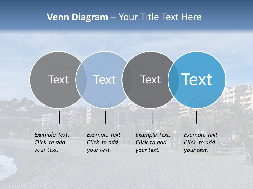 South Aerial Blue PowerPoint Template