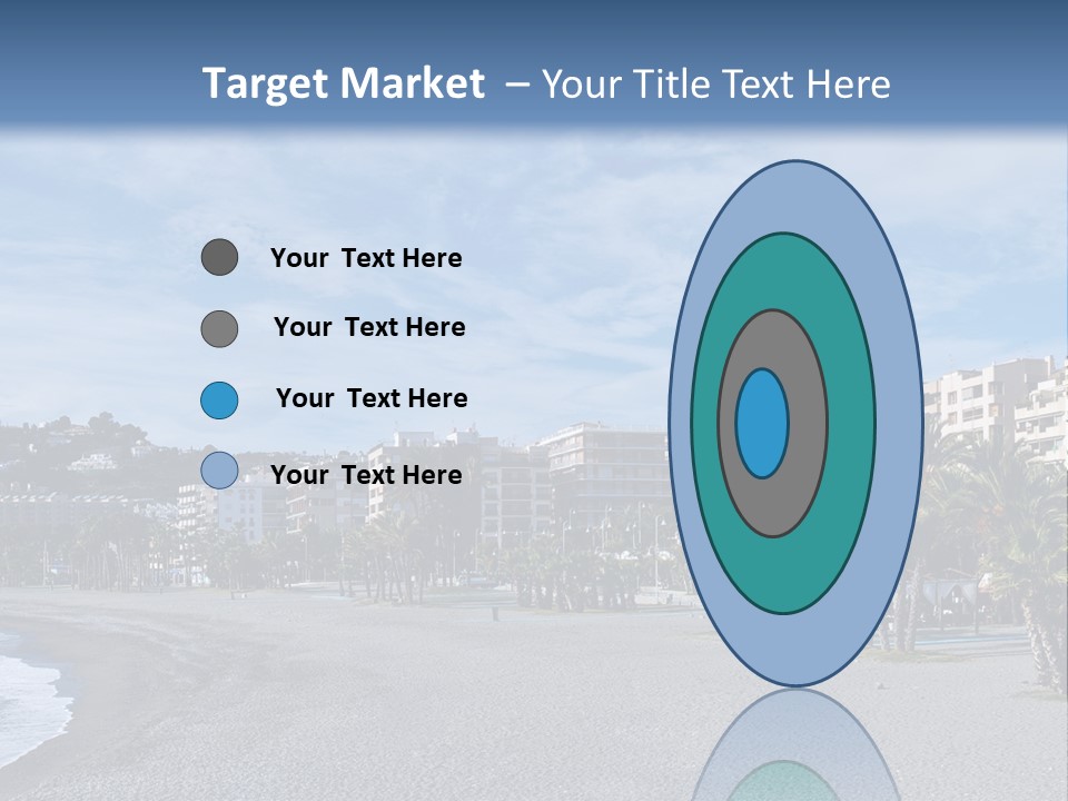South Aerial Blue PowerPoint Template