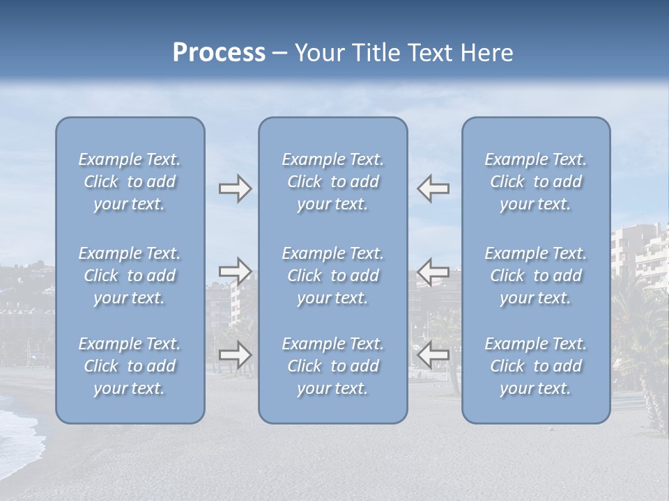 South Aerial Blue PowerPoint Template