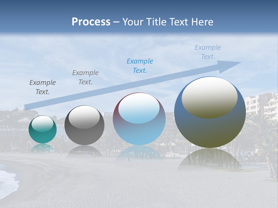 South Aerial Blue PowerPoint Template