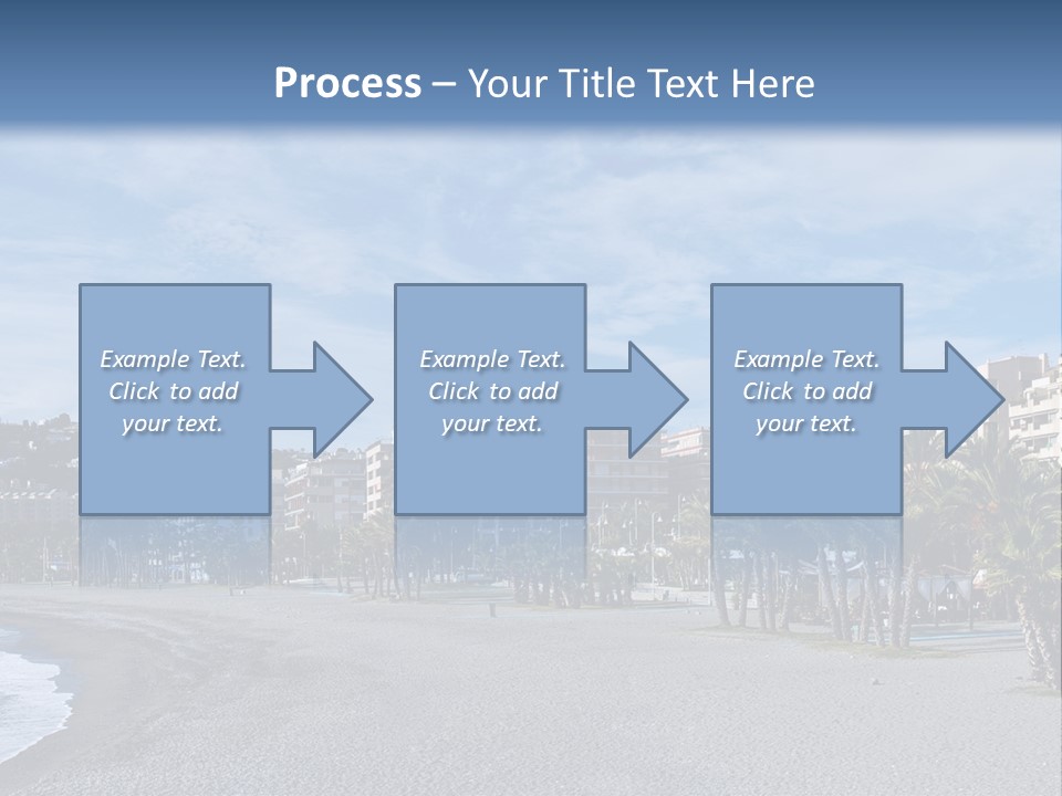 South Aerial Blue PowerPoint Template
