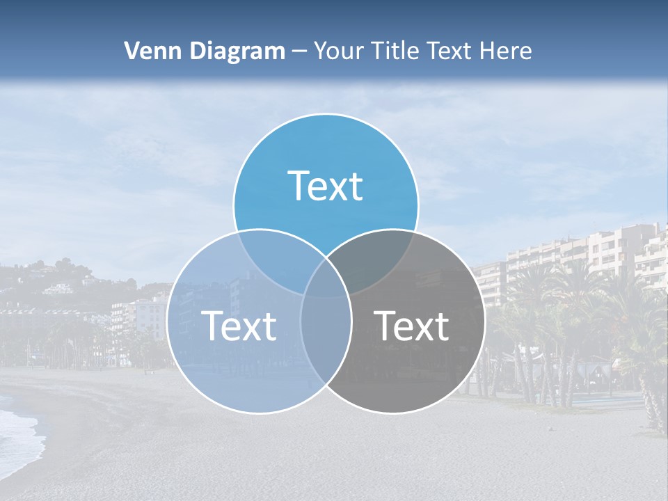South Aerial Blue PowerPoint Template