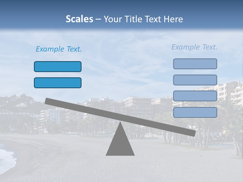 South Aerial Blue PowerPoint Template