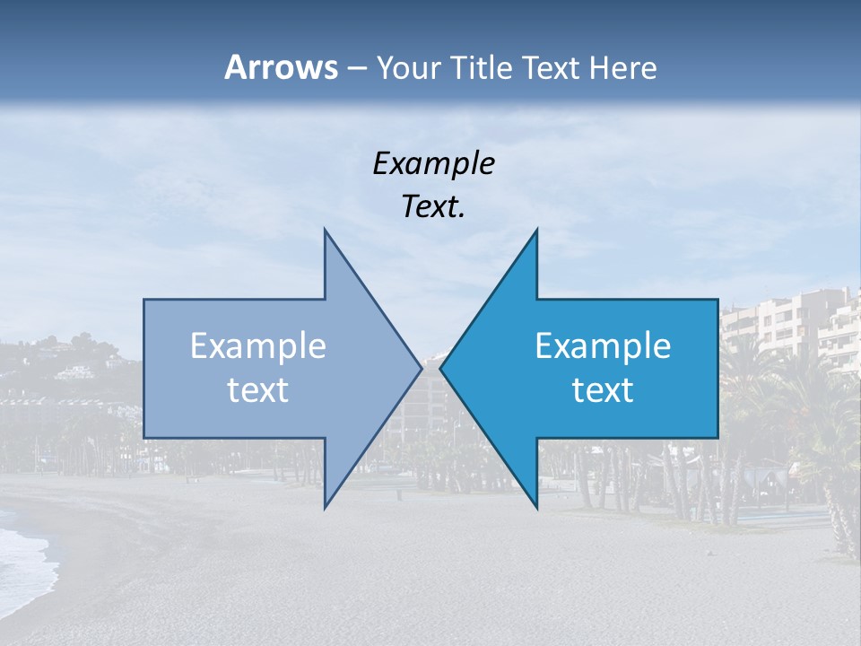 South Aerial Blue PowerPoint Template