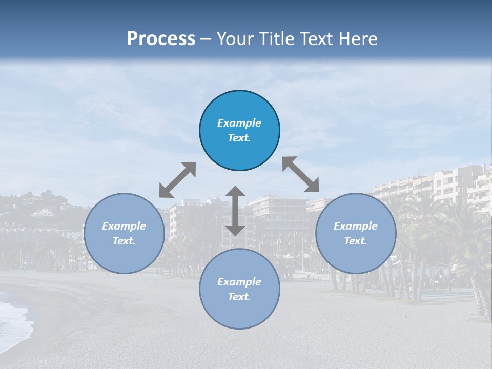 South Aerial Blue PowerPoint Template