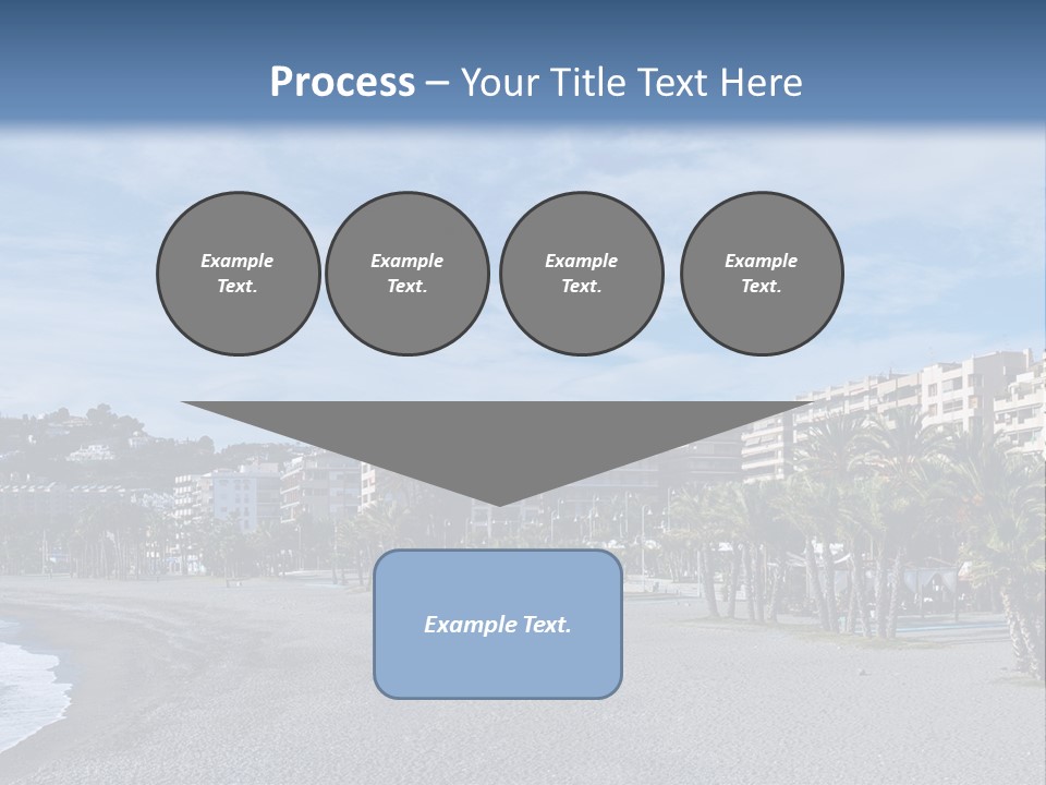 South Aerial Blue PowerPoint Template