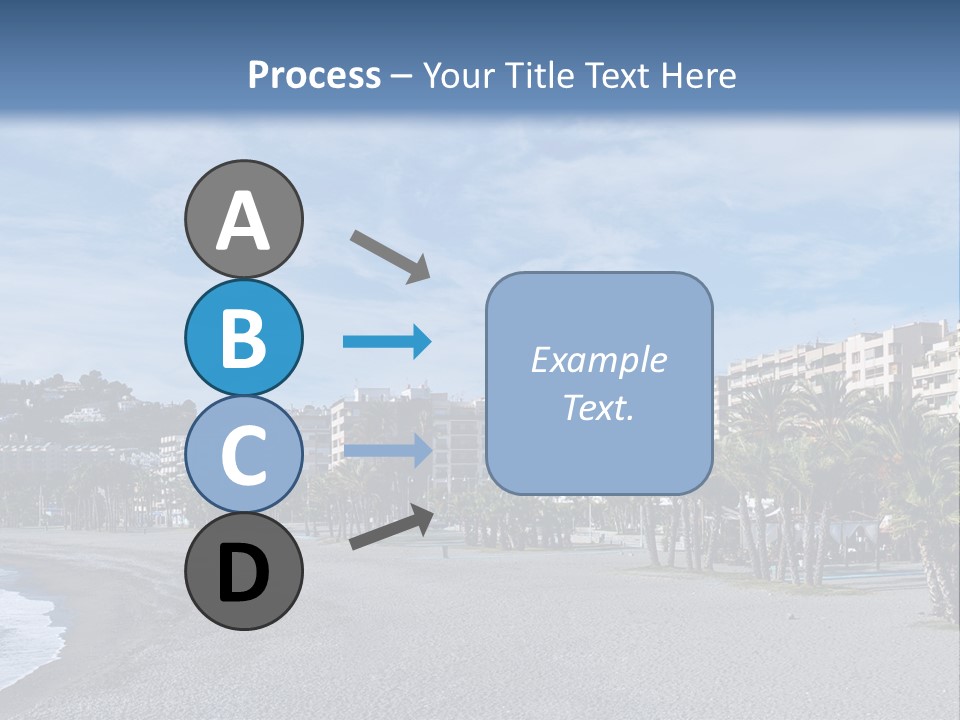 South Aerial Blue PowerPoint Template