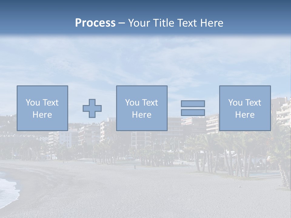 South Aerial Blue PowerPoint Template