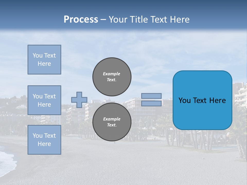 South Aerial Blue PowerPoint Template