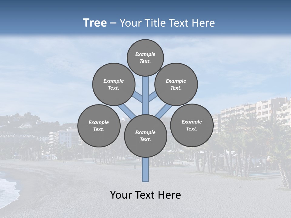 South Aerial Blue PowerPoint Template