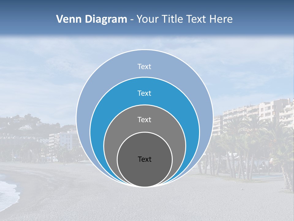 South Aerial Blue PowerPoint Template