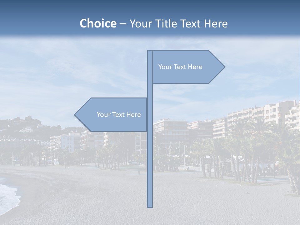 South Aerial Blue PowerPoint Template