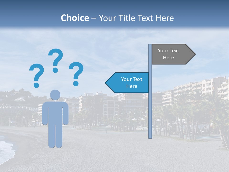 South Aerial Blue PowerPoint Template