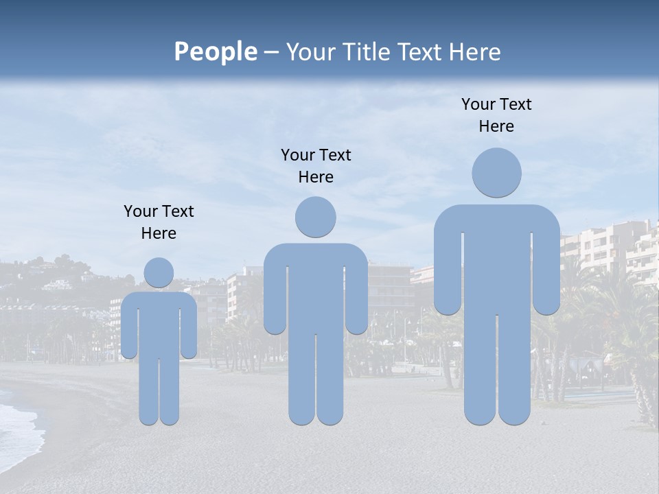 South Aerial Blue PowerPoint Template